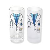 Ghostbastır Design Doktor önlüğü Rakı Bardağı Cam 200 cc Buzlu ya da Buzsuz Seçenekleriyle 0484