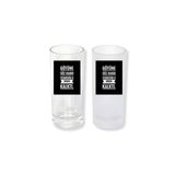Ghostbastır Design Dokunaklı Sözlü Buzlu / Buzsuz Seçenekli Rakı Bardağı – 1 Adet Şık Sunum Bardağı 0148