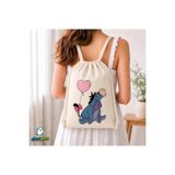 Ghostbastır Design Eeyore Büzgülü Keten Çanta C089 GHSTBSTRCNT089