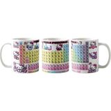 Ghostbastır Design Eğitici Periyodik Tablo Hello Kitty Kupa Bardak | Tek Adet K032 - Renkli - 330 ml