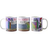 Ghostbastır Design Eğitici Periyodik Tablo Snoopy Kupa Bardak | Tek Adet K033 - Renkli - 330 ml