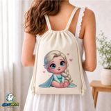 Ghostbastır Design Elsa Büzgülü Keten Çanta C091 - Bej
