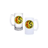 Ghostbastır Design Eskişehirspor Kulplu Bira Bardağı Buzlu Veya Şeffaf Seçenekli 063
