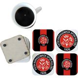 Ghostbastır Design Fatih Karagümrük Spor Dekoratif Ahşap Bardak Altlığı Seti 0122 - 0 - 1 lt