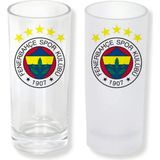 Ghostbastır Design Fenerbahçe Buzlu / Buzsuz Seçenekli Rakı Bardağı – 1 Adet Şık Sunum Bardağı 0204 - Şeffaf - 200 ml