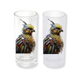 Ghostbastır Design Fenerbahçe Kanarya Rakı Bardağı Cam 200 cc Buzlu ya da Buzsuz Seçenekleriyle 0301