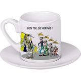 Ghostbastır Design Fenerbahçe Redkit Türk Kahvesi Fincanı 001 - 1 Adet - 0,60 ml