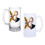 Ghostbastır Design Galatasaray Atatürk Bira Bardağı 500 cc Cam Buzlu veya Buzsuz Seçenekleriyle 0519