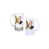 Ghostbastır Design Galatasaray Atatürk Kulplu Bira Bardağı Buzlu Veya Şeffaf Seçenekli 089