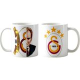 Ghostbastır Design Galatasaray Atatürk Kupa Bardak | Tek Adet K047 - 1 Adet - 330 ml