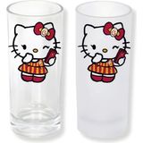 Ghostbastır Design Galatasaray Hello Kitty Buzlu / Buzsuz Seçenekli Rakı Bardağı – 1 Adet Şık Sunum Bardağı 040 - 200 ml