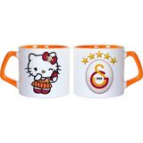 Ghostbastır Design Galatasaray Hello Kitty Kupa Bardak | Tek Adet 0177 - 1 Adet - 250 ml