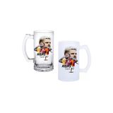 Ghostbastır Design Galatasaray Kulplu Bira Bardağı Buzlu Veya Şeffaf Seçenekli 091