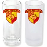 Ghostbastır Design Göztepespor Buzlu / Buzsuz Seçenekli Rakı Bardağı – 1 Adet Şık Sunum Bardağı 0105 - 200 ml