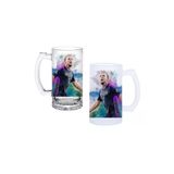 Ghostbastır Design Harry Kane Kulplu Bira Bardağı Buzlu Veya Şeffaf Seçenekli 097