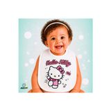 Ghostbastır Design Hello Kitty Keten Bebek Mama Önlüğü – Yumuşak, Emici, Yıkanabilir, Özel Tasarım P056