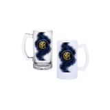 Ghostbastır Design İnter Milan Kulplu Bira Bardağı Buzlu Veya Şeffaf Seçenekli 0109