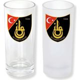 Ghostbastır Design Istanbulspor Buzlu / Buzsuz Seçenekli Rakı Bardağı – 1 Adet Şık Sunum Bardağı 0117 - 200 ml