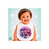 Ghostbastır Design K-Pop Demon Hunters Keten Bebek Mama Önlüğü – Yumuşak, Emici, Yıkanabilir, Özel Tasarım P059