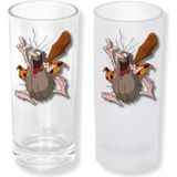 Ghostbastır Design Kaptan Mağara Adamı Buzlu / Buzsuz Seçenekli Rakı Bardağı – 1 Adet Şık Sunum Bardağı 022 - 200 ml