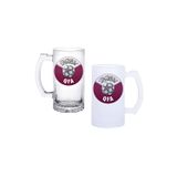 Ghostbastır Design Katar Milli Takımı Kulplu Bira Bardağı Buzlu Veya Şeffaf Seçenekli 0134
