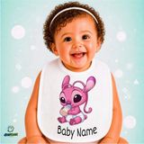 Ghostbastır Design Kişiye Özel Angel Keten Bebek Mama Önlüğü – Yumuşak, Emici, Yıkanabilir, Özel Tasarım P066 - Çok Renkli - 0+ Ay