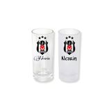 Ghostbastır Design Kişiye Özel Beşiktaş Buzlu / Buzsuz Seçenekli Rakı Bardağı – 1 Adet Şık Sunum Bardağı 030