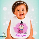 Ghostbastır Design Kişiye Özel Dino Keten Bebek Mama Önlüğü – Yumuşak, Emici, Yıkanabilir, Özel Tasarım P081 - Çok Renkli - 0+ Ay
