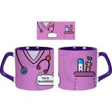 Ghostbastır Design Kişiye Özel Doktor Önlüğü Kupa Bardak | Tek Adet 0272 - Renkli - 250 ml
