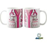 Ghostbastır Design Kişiye Özel Doktor Önlüğü Kupa Bardak | Tek Adet K0284 - Renkli - 330 ml