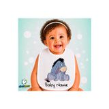 Ghostbastır Design Kişiye Özel Eeyore Keten Bebek Mama Önlüğü – Yumuşak, Emici, Yıkanabilir, Özel Tasarım P082