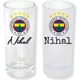 Ghostbastır Design Kişiye Özel Fenerbahçe Buzlu / Buzsuz Seçenekli Rakı Bardağı – 1 Adet Şık Sunum Bardağı 0135 - 200 ml