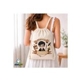 Ghostbastır Design Kişiye Özel Harry Potter Büzgülü Keten Çanta C153