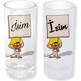Ghostbastır Design Kişiye Özel Hızlı Gonzalez Buzlu / Buzsuz Seçenekli Rakı Bardağı – 1 Adet Şık Sunum Bardağı 099 - Şeffaf - 200 ml