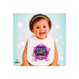 Ghostbastır Design Kişiye Özel K-Pop Demon Hunters Keten Bebek Mama Önlüğü – Yumuşak, Emici, Yıkanabilir, Özel Tasarım P086