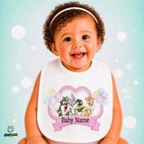 Ghostbastır Design Kişiye Özel Looney Tunes Keten Bebek Mama Önlüğü – Yumuşak, Emici, Yıkanabilir, Özel Tasarım P089 - Çok Renkli - 0+ Ay