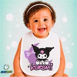 Ghostbastır Design Kuromi Keten Bebek Mama Önlüğü – Yumuşak, Emici, Yıkanabilir, Özel Tasarım P119 - Çok Renkli - 0+ Ay