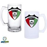 Ghostbastır Design Kuwait F.c. Kulplu Bira Bardağı Buzlu Veya Şeffaf Seçenekli 0322 - 500 ml