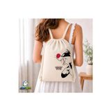 Ghostbastır Design Looney Tunes Büzgülü Keten Çanta C174