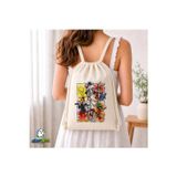 Ghostbastır Design Looney Tunes Büzgülü Keten Çanta C175