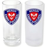Ghostbastır Design Mersin Idman Yurdu Buzlu / Buzsuz Seçenekli Rakı Bardağı – 1 Adet Şık Sunum Bardağı 084 - Şeffaf - 200 ml