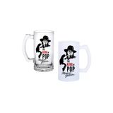 Ghostbastır Design Michael Jackson Kulplu Bira Bardağı Buzlu Veya Şeffaf Seçenekli 0161
