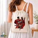 Ghostbastır Design Mohamed Salah Büzgülü Keten Çanta C200 - Bej