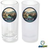 Ghostbastır Design Mostar Köprüsü Buzlu / Buzsuz Seçenekli Rakı Bardağı – 1 Adet Şık Sunum Bardağı 0232 - Şeffaf - 200 ml