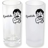 Ghostbastır Design Müslüm Gürses Buzlu / Buzsuz Seçenekli Rakı Bardağı – 1 Adet Şık Sunum Bardağı 014 - 200 ml