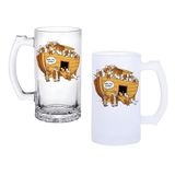 Ghostbastır Design Nuhun Gemisi Kedili Bira Bardağı 500 cc Cam Buzlu veya Buzsuz Seçenekleriyle 0849