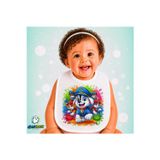 Ghostbastır Design Paw Patrol Keten Bebek Mama Önlüğü – Yumuşak, Emici, Yıkanabilir, Özel Tasarım P151