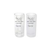 Ghostbastır Design Peyami Safa Sözlü Buzlu / Buzsuz Seçenekli Rakı Bardağı – 1 Adet Şık Sunum Bardağı 0167