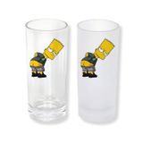 Ghostbastır Design Popolu Rakı Bardağı Cam 200 cc Buzlu ya da Buzsuz Seçenekleriyle 005
