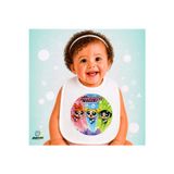 Ghostbastır Design Powerpuff Girls Keten Bebek Mama Önlüğü – Yumuşak, Emici, Yıkanabilir, Özel Tasarım P163